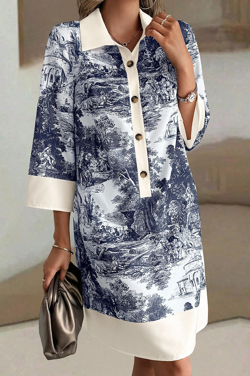 Château Stroll Shirt Dress