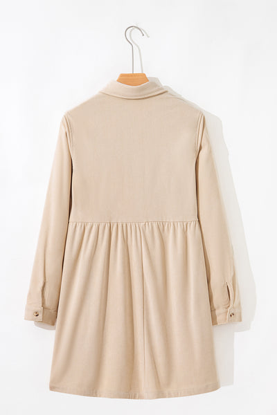 Sandstone Stroll Corduroy Dress