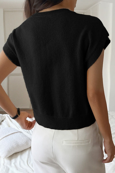 Chic Blossom Sweater Vest