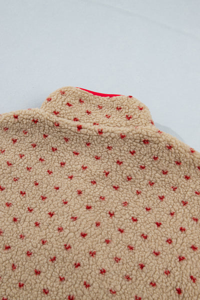 Heartline Contrast Fleece Sweatshirt — supplier product-only image