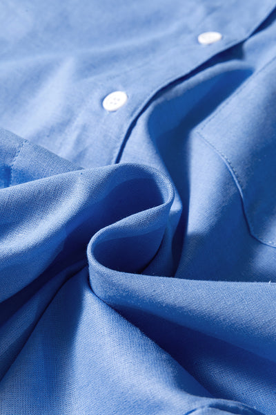 Seaside Linen Blend Button-Down