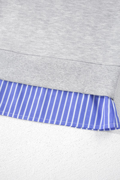 Preppy Hour Layered-Collar Sweatshirt — supplier product-only image
