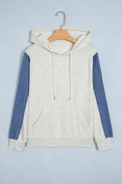 Denim Day Colorblock Pullover Hoodie — supplier product-only image