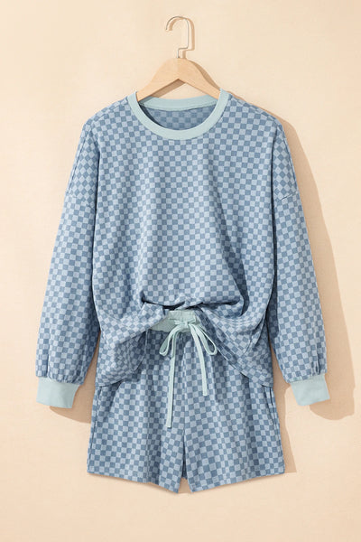 Sky Check Cozy Lounge Set