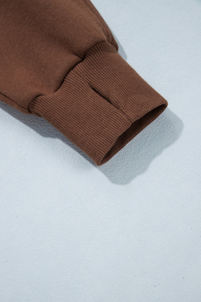 Coffeehouse Split-Hem Mock Neck Sweatshirt — supplier product-only image