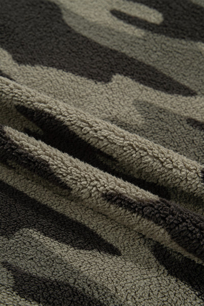 Trail Mix Camo Half-Zip Fleece Sweatshirt — supplier product-only image