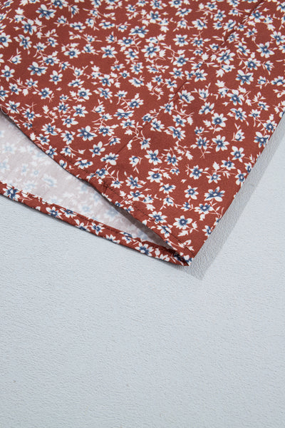 Sunlit Floral Patchwork Mini Dress — supplier product-only image
