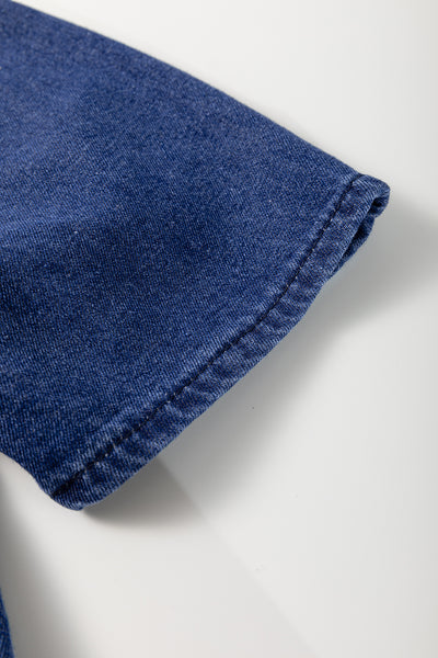 Indigo Ease Denim Mini Dress — supplier product image