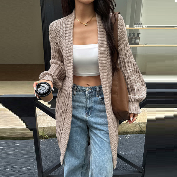 Weekend Comfort Chunky Rib Cardigan