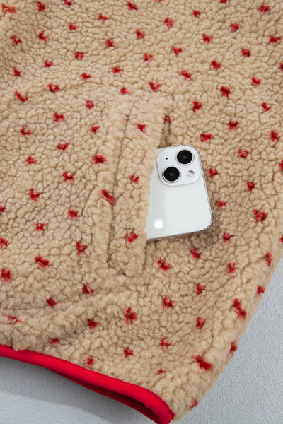 Heartline Contrast Fleece Sweatshirt — supplier product-only image