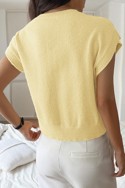 Chic Blossom Sweater Vest