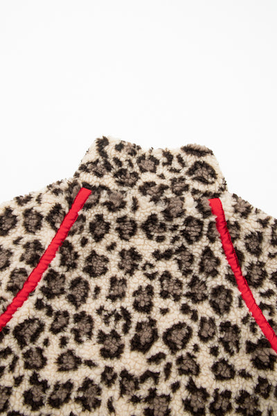 Wild Ember Leopard Zip-Up Sweatshirt — supplier product-only image