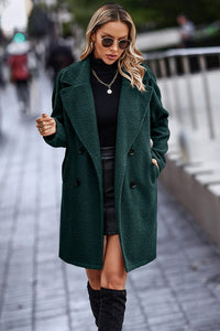 Double Breasted Fleece Pocket Coat – Love, Kuza