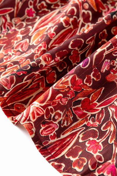 Crimson Meadow Smocked Mini Dress — supplier product image