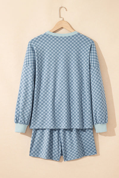 Sky Check Cozy Lounge Set