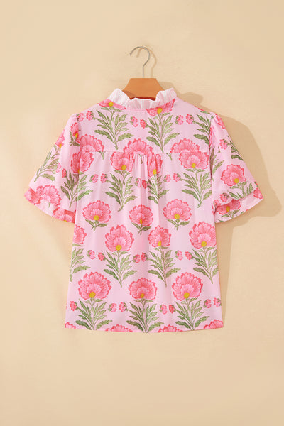 Pink Blossom Ruffle Shirt ? supplier product image