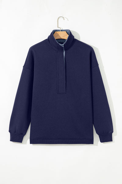 Blue Harbor Snap-Collar Sweatshirt — supplier product-only image