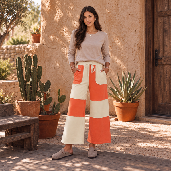 Rust Horizon Wide Leg Pants - Shopify hero