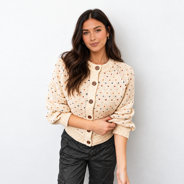 Sandstone Geo Cardigan ? full square hero