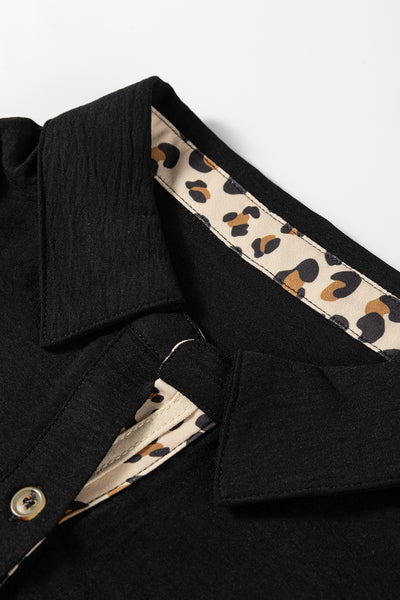 Wild Grace Contrast Blouse