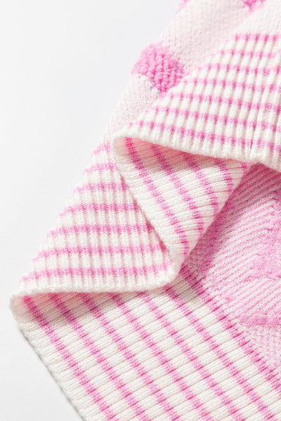 Cotton Candy Lattice Cardigan