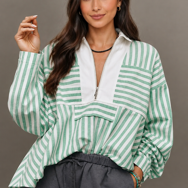 Meadowline Half-Zip Swing Top ? Shopify hero