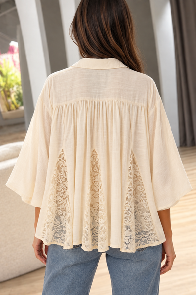 Moonlight Lace Blouse ? back view