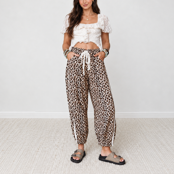 Midnight Leopard Ankle Pants - cropped Shopify hero