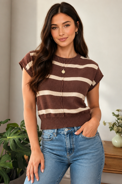 Saddle Trail Western Sweater — lila front