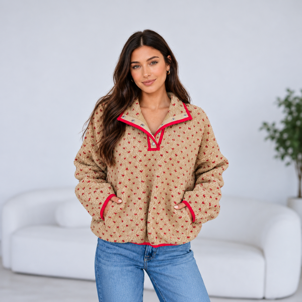 Heartline Contrast Fleece Sweatshirt — shopify hero full square