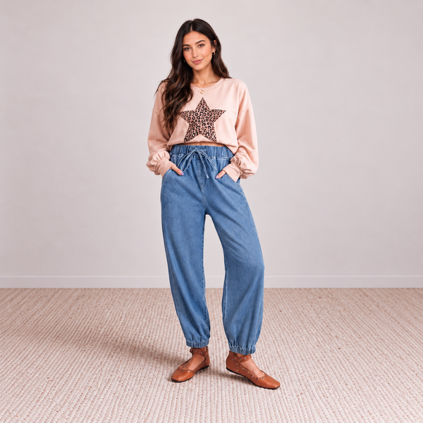 Easy Dusk Drawstring Jeans — shopify hero full square
