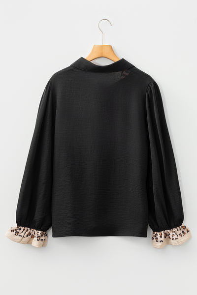 Wild Grace Contrast Blouse