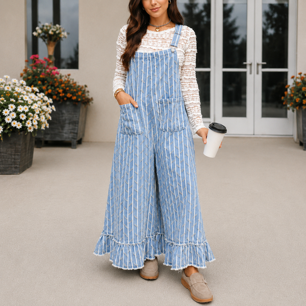 Casual Chic by the Flowering Entrance