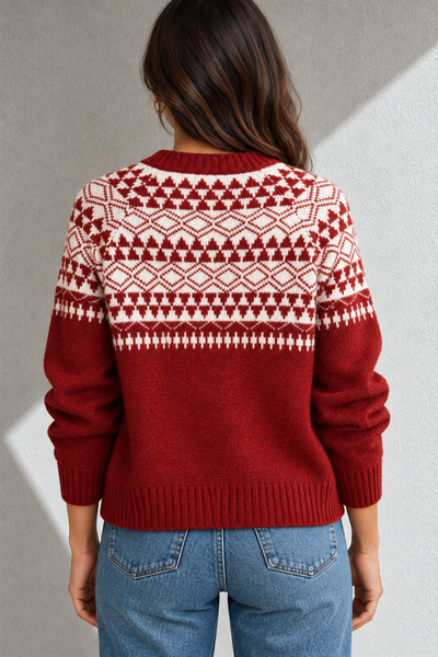 Ruby Mosaic Cardigan ? lila back
