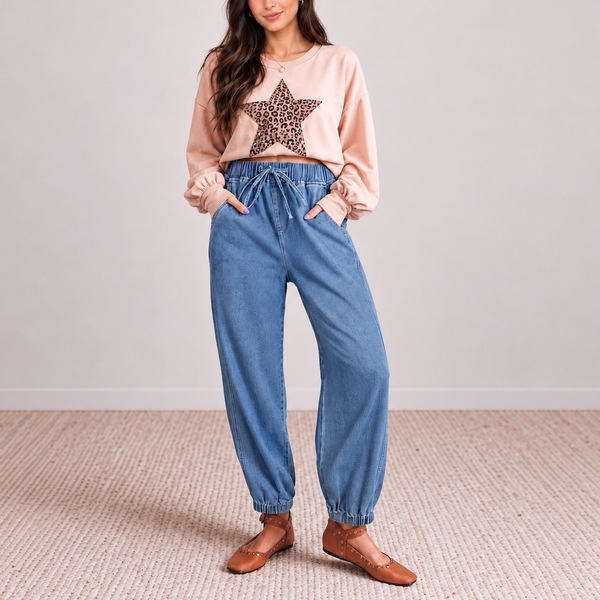Easy Dusk Drawstring Jeans — shopify hero