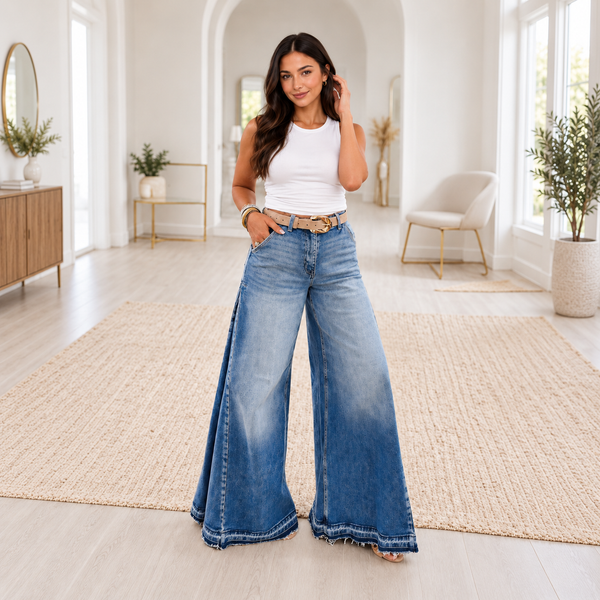 Blue Horizon Flare Jeans — SHOPIFY_HERO