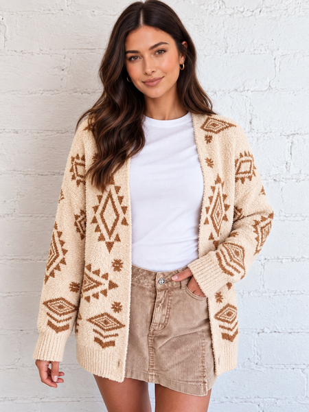 Desert Hearth Cardigan ? lila front