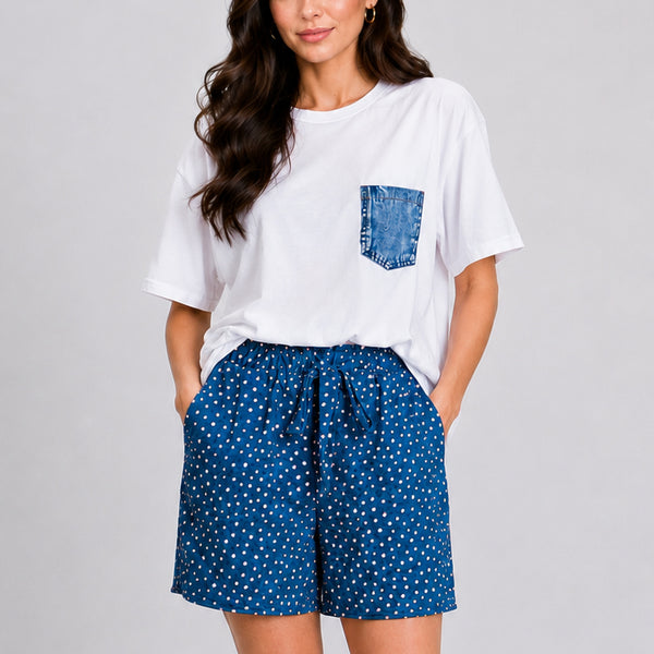 Denim Dots Dream Lounge 2pc Set