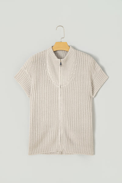 Coastal Zip Knit Sweater