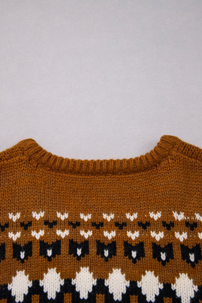 Desert Mesa Western Knit Top