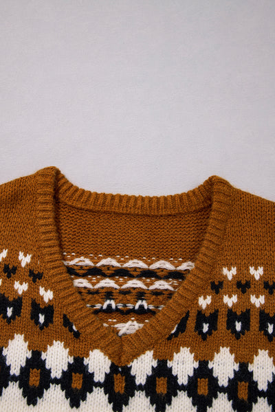 Desert Mesa Western Knit Top
