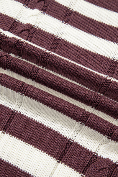 Harvest Cable Stripe Sweater