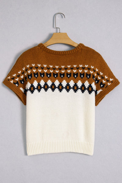 Desert Mesa Western Knit Top