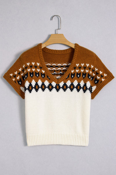 Desert Mesa Western Knit Top