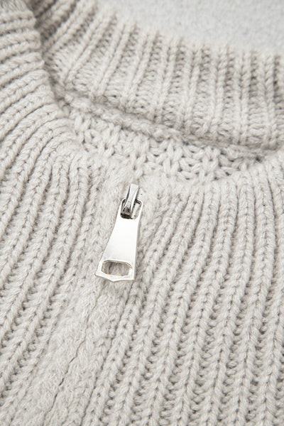 Coastal Zip Knit Sweater