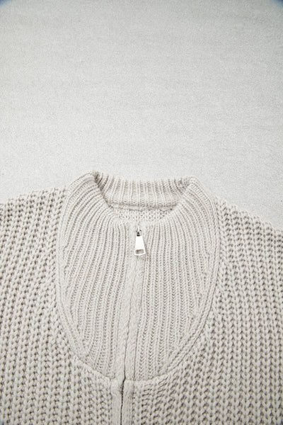 Coastal Zip Knit Sweater