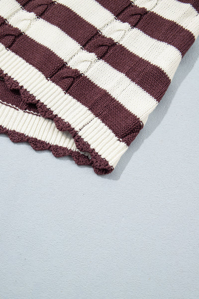 Harvest Cable Stripe Sweater