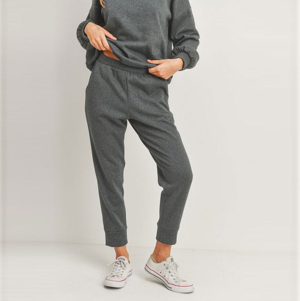 Cropped French Terry Pocket Joggers