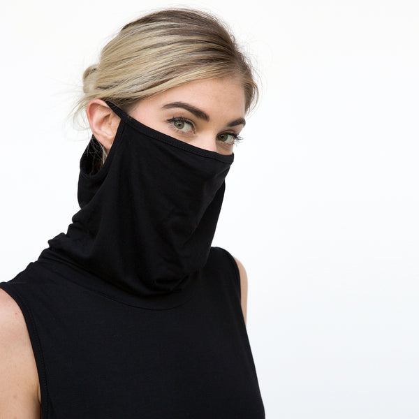 Cowl Neck Mask Top