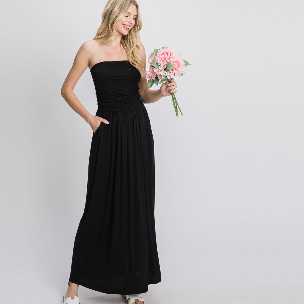Love Kuza Summer Goddess Strapless Maxi Orange / Small (2-6) Love Kuza Summer Goddess Strapless Maxi Orange / Small (2-6)